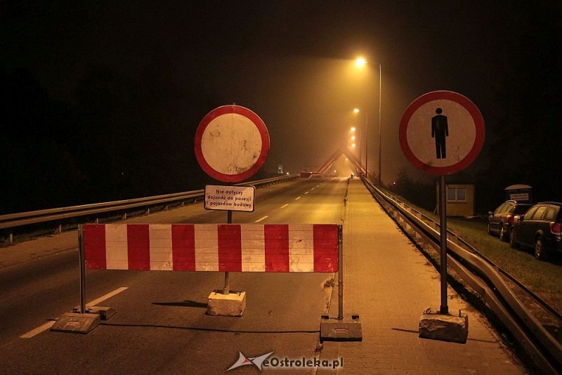 Most Madalińskiego w Ostrołęce zamknięty, fot. eOstrołęka.pl