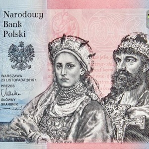 Kolekcjonerskie 20 złotych w 1050. rocznicę Chrztu Polski