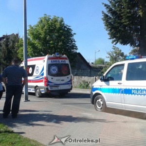 Niecodzienne zdarzenie w centrum Ostrołęki. Policja ustala czy doszło do kolizji