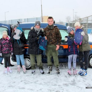 Konkursy łyżwiarskie w ramach akcji "Ferie zimowe z MZOS-TiIT" [ZDJĘCIA]