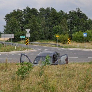 Wypadek w Przystałowicach, gm. Klwów. Za kierownicą pijana kobieta