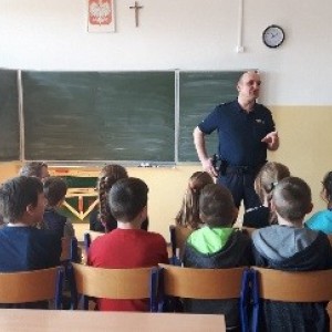 Policjanci z wizytą w Warmiaku