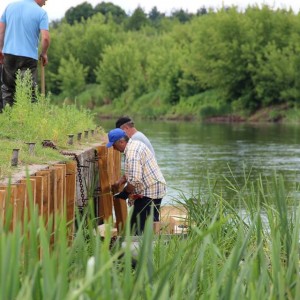 Ostrołęka: Prace porządkowe przy nadnarwiańskiej plaży [ZDJĘCIA]