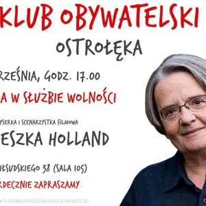 Agnieszka Holland przyjedzie do Ostrołęki