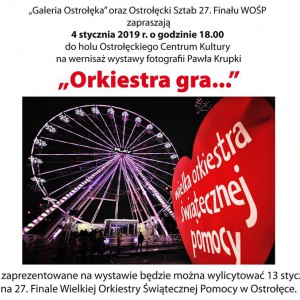 Orkiestra Gra – wernisaż wystawy fotografii Pawła Krupki