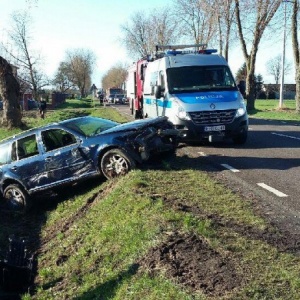 Turów: Wypadek na DK 19. Ranna została jedna osoba