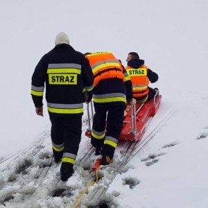 Niecodzienna akcja ratunkowa na rzece Omulew