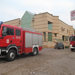 Ostrołęka: Alarm z systemu przeciwpożarowego przy Inwalidów Wojennych