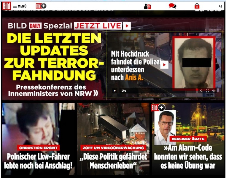 Serwis internetowy "Bild" pisze o polskim kierowcy / screen bild.de