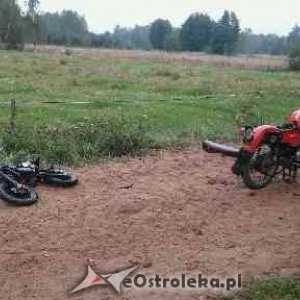 13-letni motocyklista spowodował wypadek w Durlasach