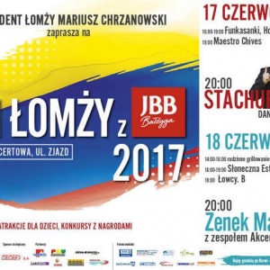 Stachursky i Zenek Martyniuk z zespołem Akcent gwiazdami Dni Łomży 2017