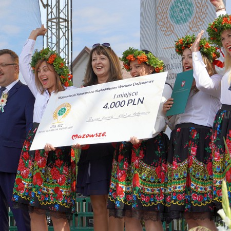 Konkurs na najpiękniejszy wieniec dożynkowy na Mazowszu rozstrzygnięty [ZDJĘCIA, WIDEO]