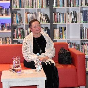 Irena Duchowska w kadzidlańskiej bibliotece [ZDJĘCIA]