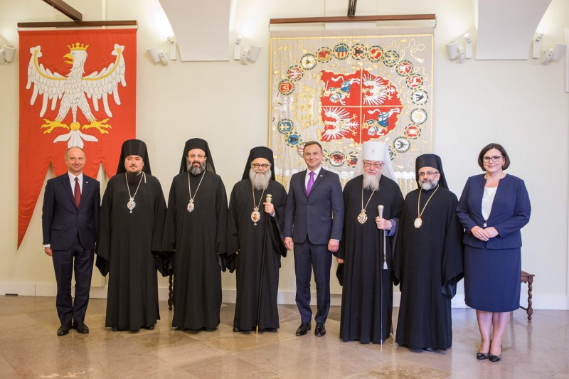 Spotkanie z Janem X, Grecko-Prawosławnym Patriarchą Antiochii i Całego Wschodu, fot. Krzysztof Sitkowski / KPRP