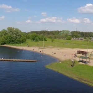 Słoneczna niedziela na ostrołęckiej plaży [WIDEO]