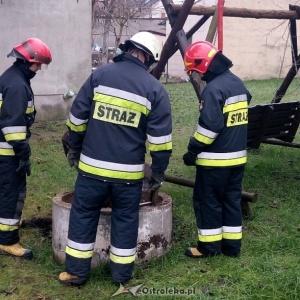 Niecodzienna akcja ratunkowa ostrołęckich strażaków na Starym Mieście [ZDJĘCIA]