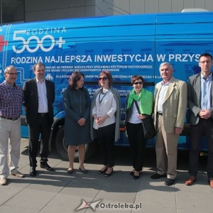 &#8222;Bus 500+&#8221; w Ostrołęce [ZDJĘCIA]