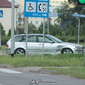 Kolizja na skrzyżowaniu Goworowskiej z Żebrowskiego [ZDJĘCIA]