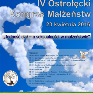 IV Ostrołęcki Kongres Małżeństw [PROGRAM]