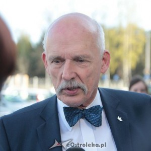 Janusz Korwin-Mikke odwiedzi Ostrołękę