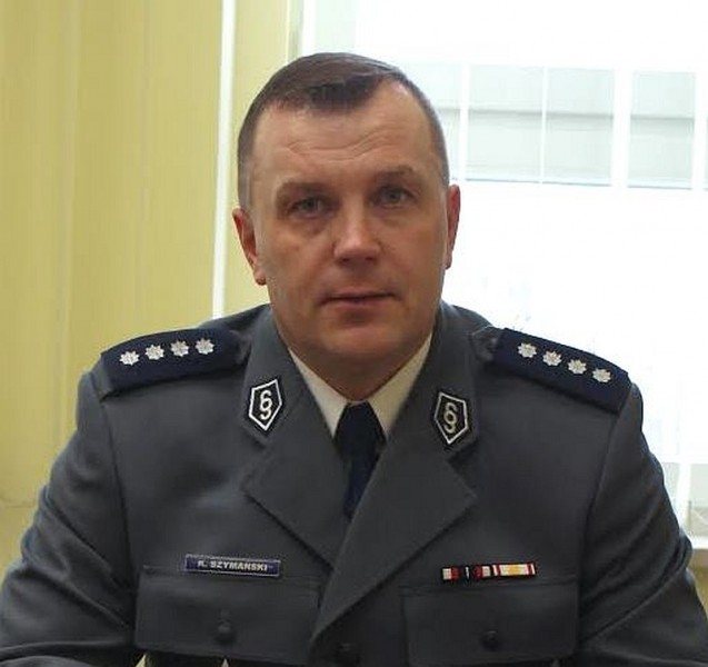nadkom. Krzysztof Szymański, p.o. Komendanta Miejskiego Policji w Ostrołęce