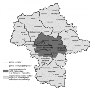 Zgoda Eurostatu na podział statystyczny Mazowsza