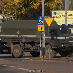 Ostrołęka. Niewybuch przy targowisku! 