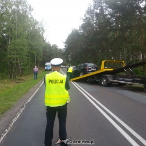 Wypadek pod Łysymi: Trzy osoby poszkodowane