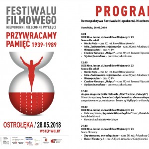 Festiwal Filmowy „Przywracamy Pamięć 1939 – 1989”