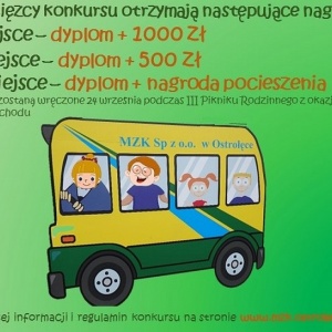 Konkurs MZK Ostrołęka: Zrób model autobusu z materiałów wtórnych i wgraj 1000 złotych