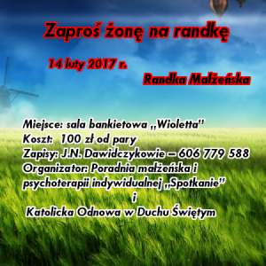 Randka Małżeńska na Święto Zakochanych