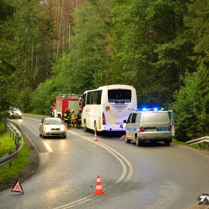 Chwile grozy na koloniach! Kolizja autokaru, w środku dzieci z Ostrołęki! Zobacz WIDEO