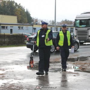 Wypadek w Ludwinowie. Jedna z uczestniczek trafiła do szpitala