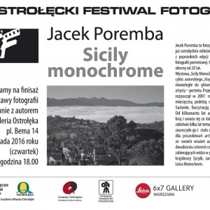 Finisaż wystawy &#8222;Sicily monochrome&#8221; w Galerii Ostrołęka już dziś
