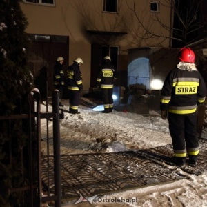 Pożar domu w Olszewie-Borkach