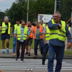 Protest przewoźników z Ostrołęki [ZDJĘCIA]