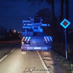 Zostawił 24-tonową nieoświetloną ciężarówkę kilka metrów przed skrzyżowaniem