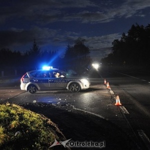 Wypadek w Baranowie. Jedna osoba trafiła do szpitala