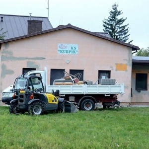 Budynek stadionowy kadzidlańskiego stadionu [ZDJĘCIA]