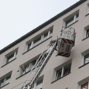 Strażacka interwencja w bloku przy ulicy Traugutta