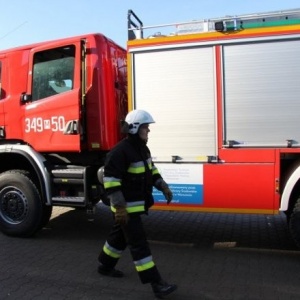 Pożar domu jednorodzinnego w Laskowcu