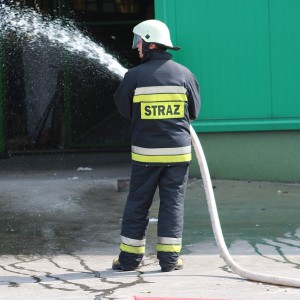 Pożar pustostanu na osiedlu Stacja