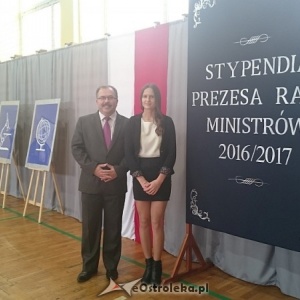 Stypendia Prezesa Rady Ministrów dla Sylwii Wronowskiej z ZSZ nr 2 w Ostrołęce [ZDJĘCIA]