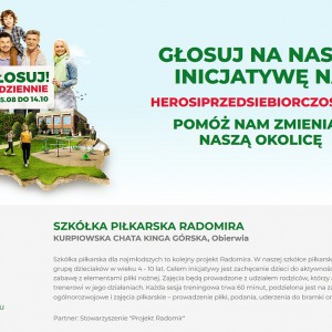 Dwa projekty z powiatu ostrołęckiego z szansą na grant w plebiscycie Lokalni Herosi