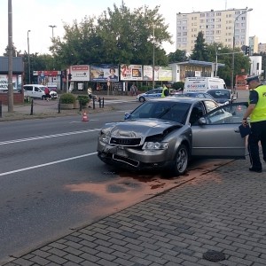 Ostrołęka: Wypadek przy dworcu PKS [AKTUALIZAJCA,, ZDJĘCIA]