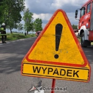 Wypadek w Kadzidle. Do szpitala trafiła pasażerka jednego z aut