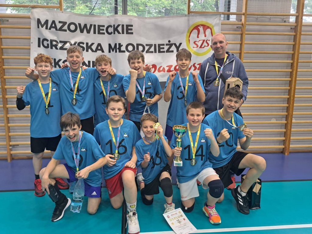 Siatkarze SP 5 Ostrołęka mistrzami Mazowsza. Jadą na finał ogólnopolski