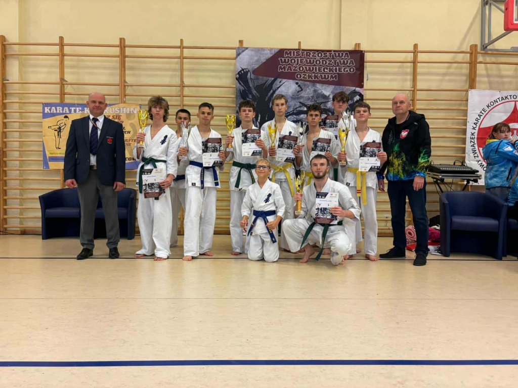 Triumfy ostrołęckich karateków na Mistrzostwach Mazowsza