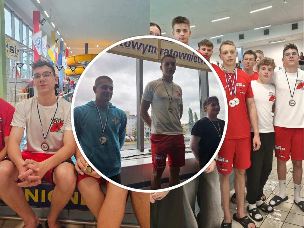 Jedenaście medali i rekordy! Popis ratowników WOPR-OS [ZDJĘCIA]