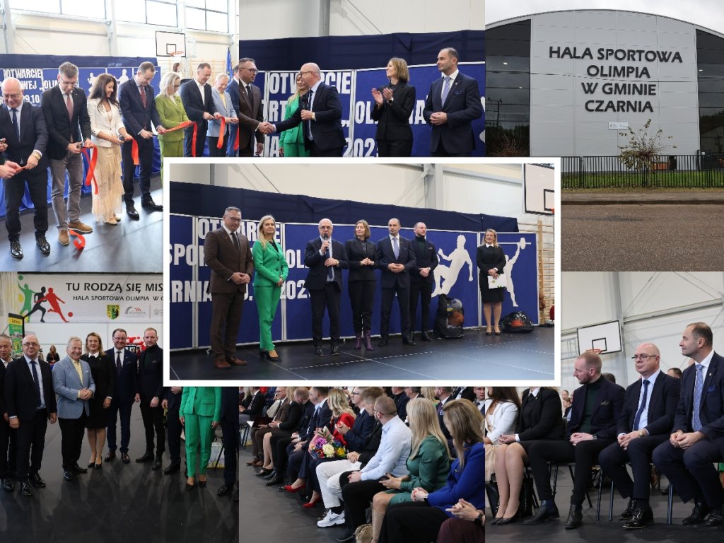 Nowa hala sportowa "Olimpia" w Czarni otwarta. Inwestycja warta blisko 13 milionów złotych [ZDJĘCIA]